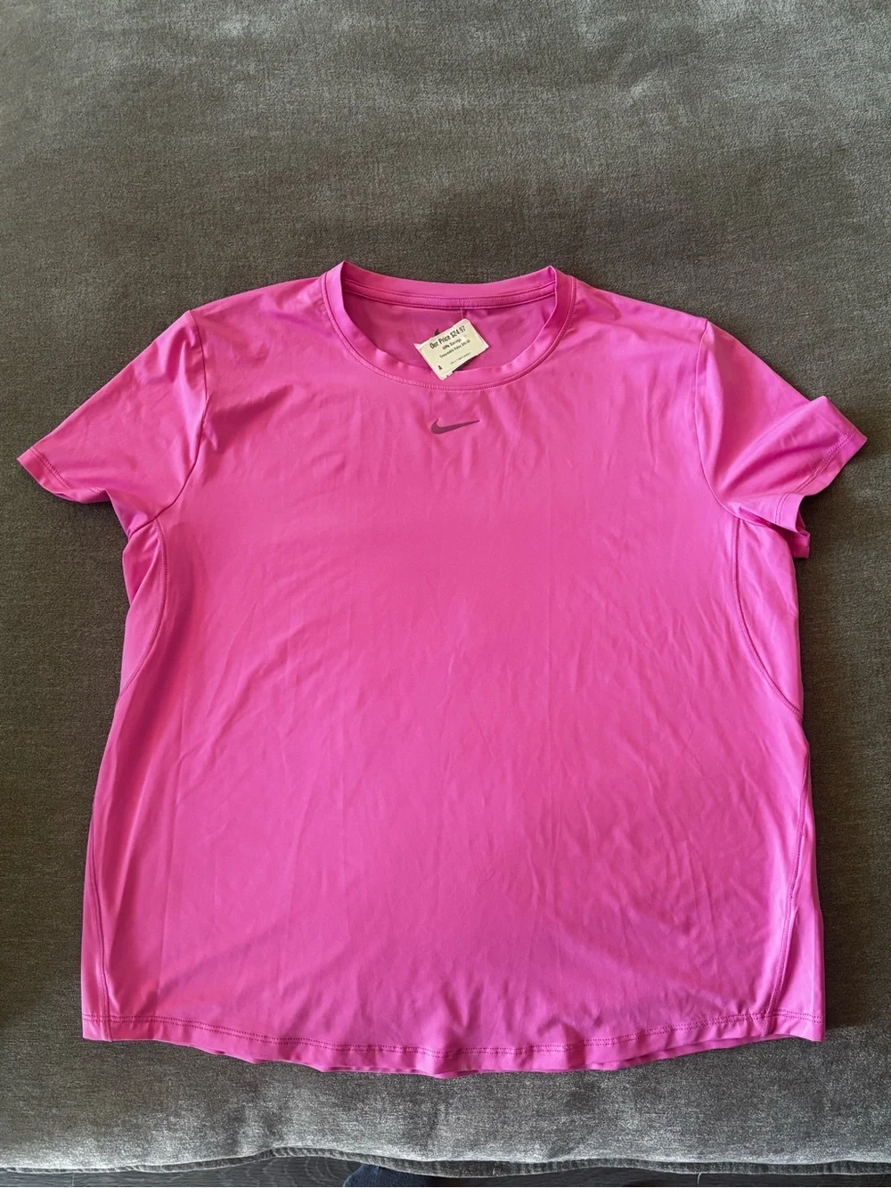 Nike Women's Pink Dri-FIT Short Sleeve Tee